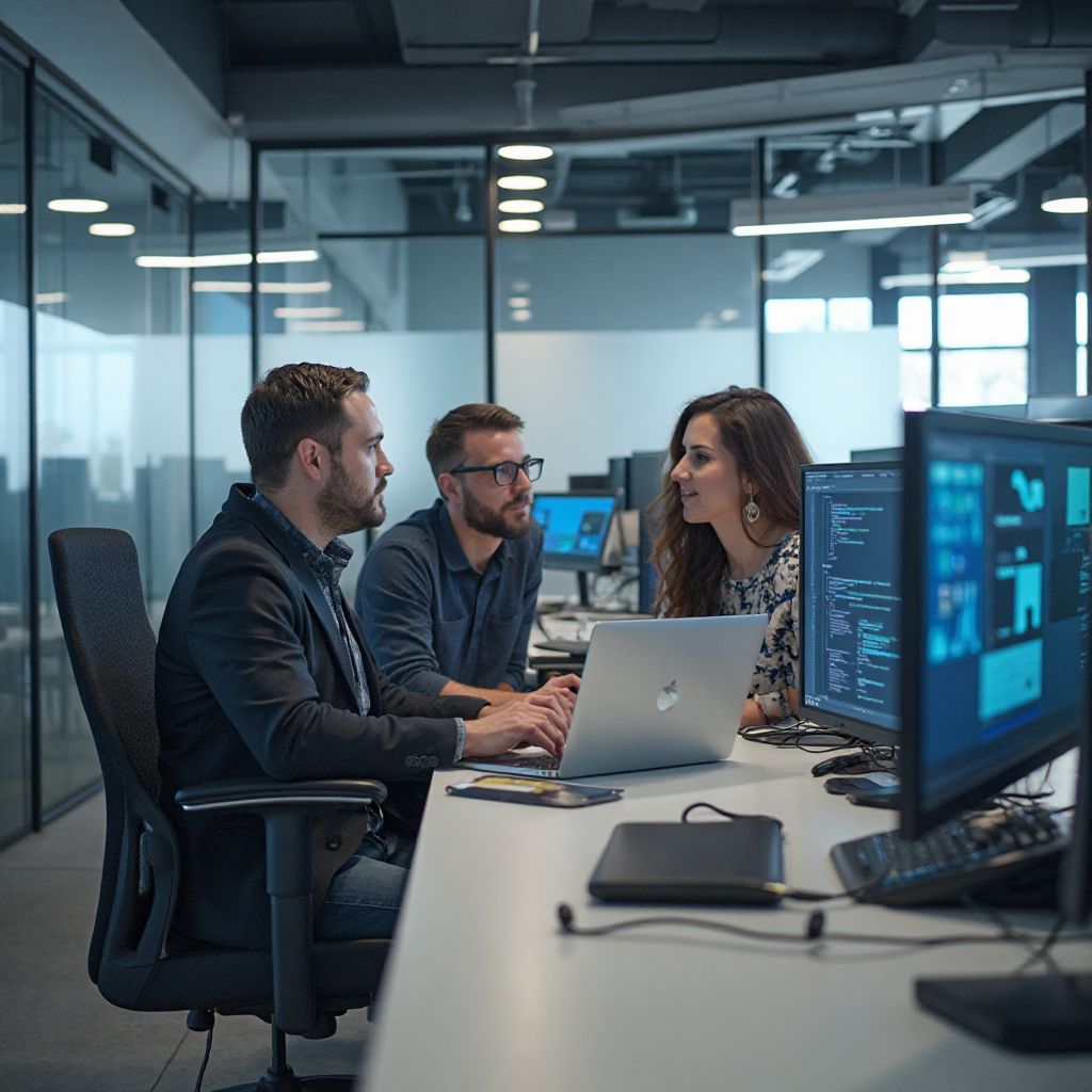 Il team di Digital Solutions in ufficio